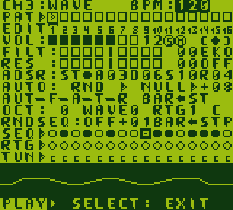 DMGo's CH3 WAVE screen